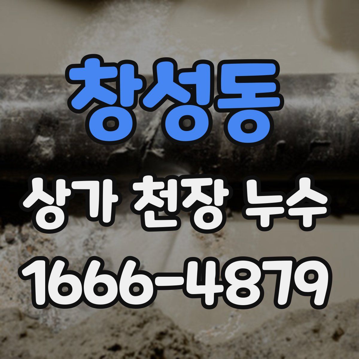 창성동 상가 천장 누수