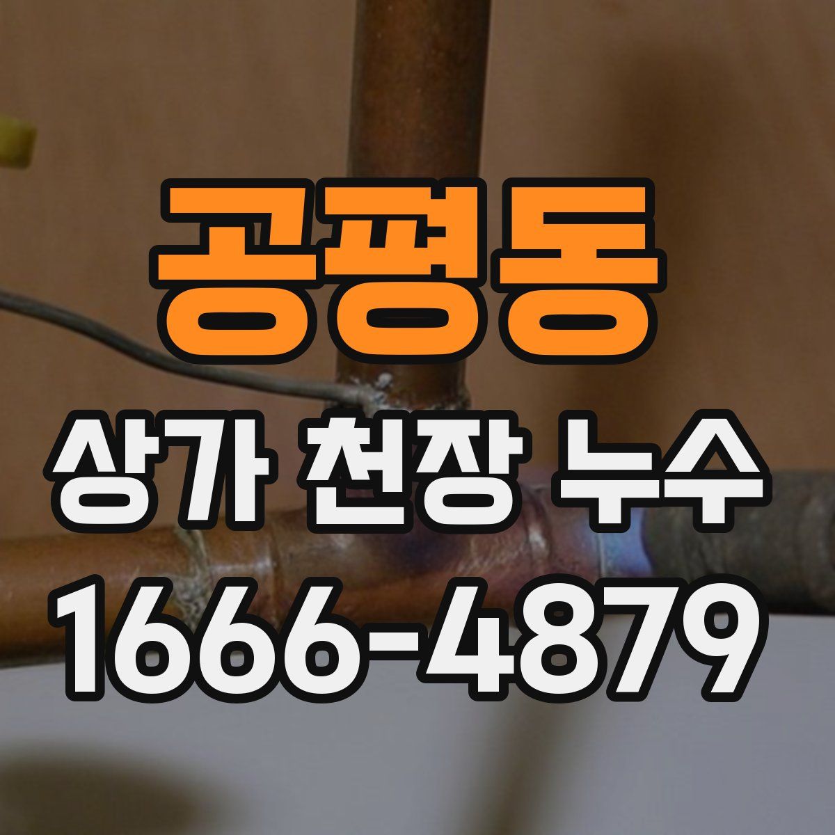 공평동 상가 천장 누수