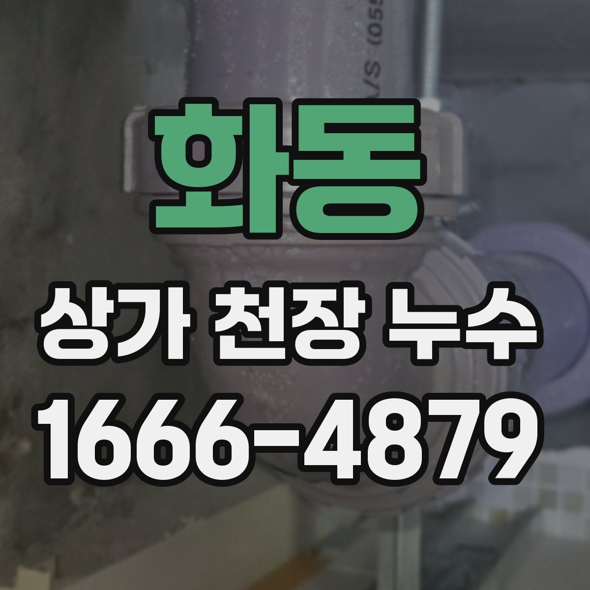 화동 상가 천장 누수