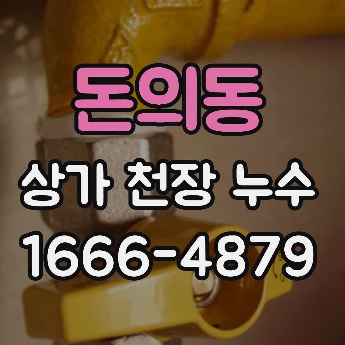 돈의동 상가 천장 누수
