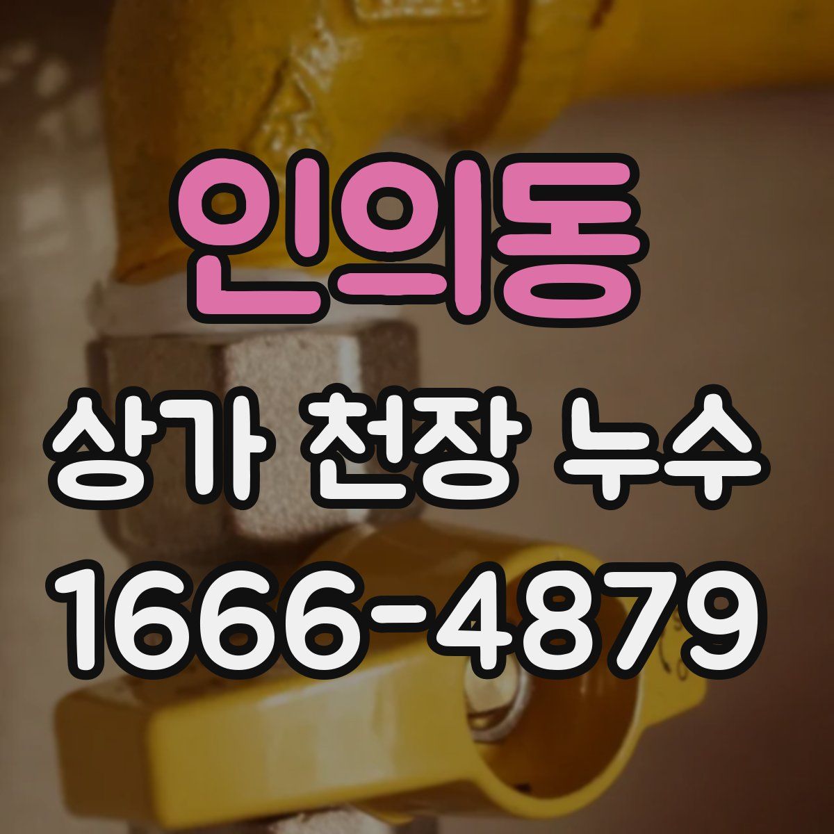 인의동 상가 천장 누수