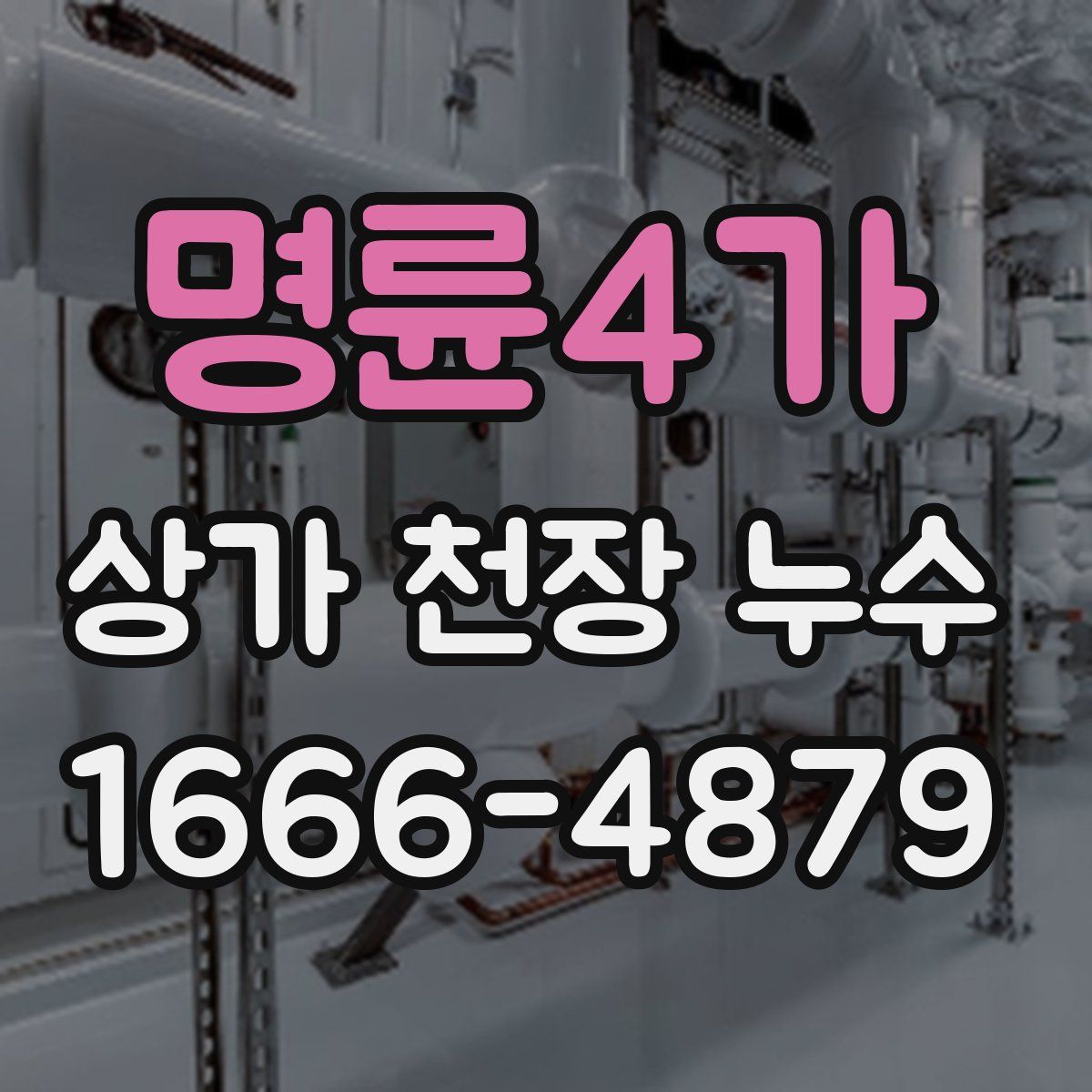 명륜4가 상가 천장 누수