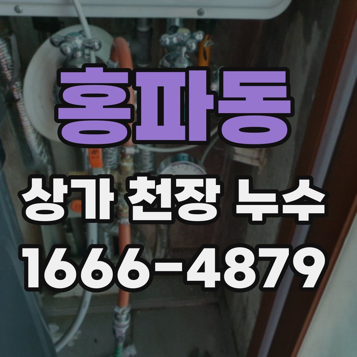 홍파동 상가 천장 누수