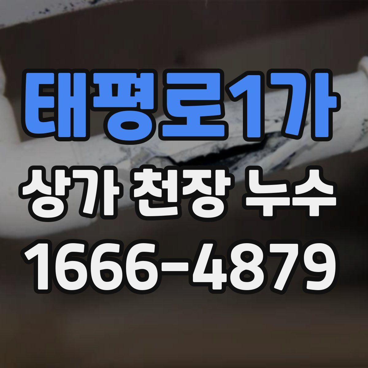 태평로1가 상가 천장 누수