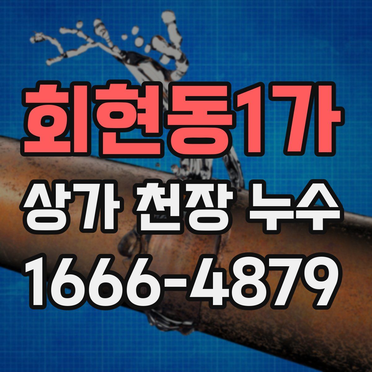 회현동1가 상가 천장 누수