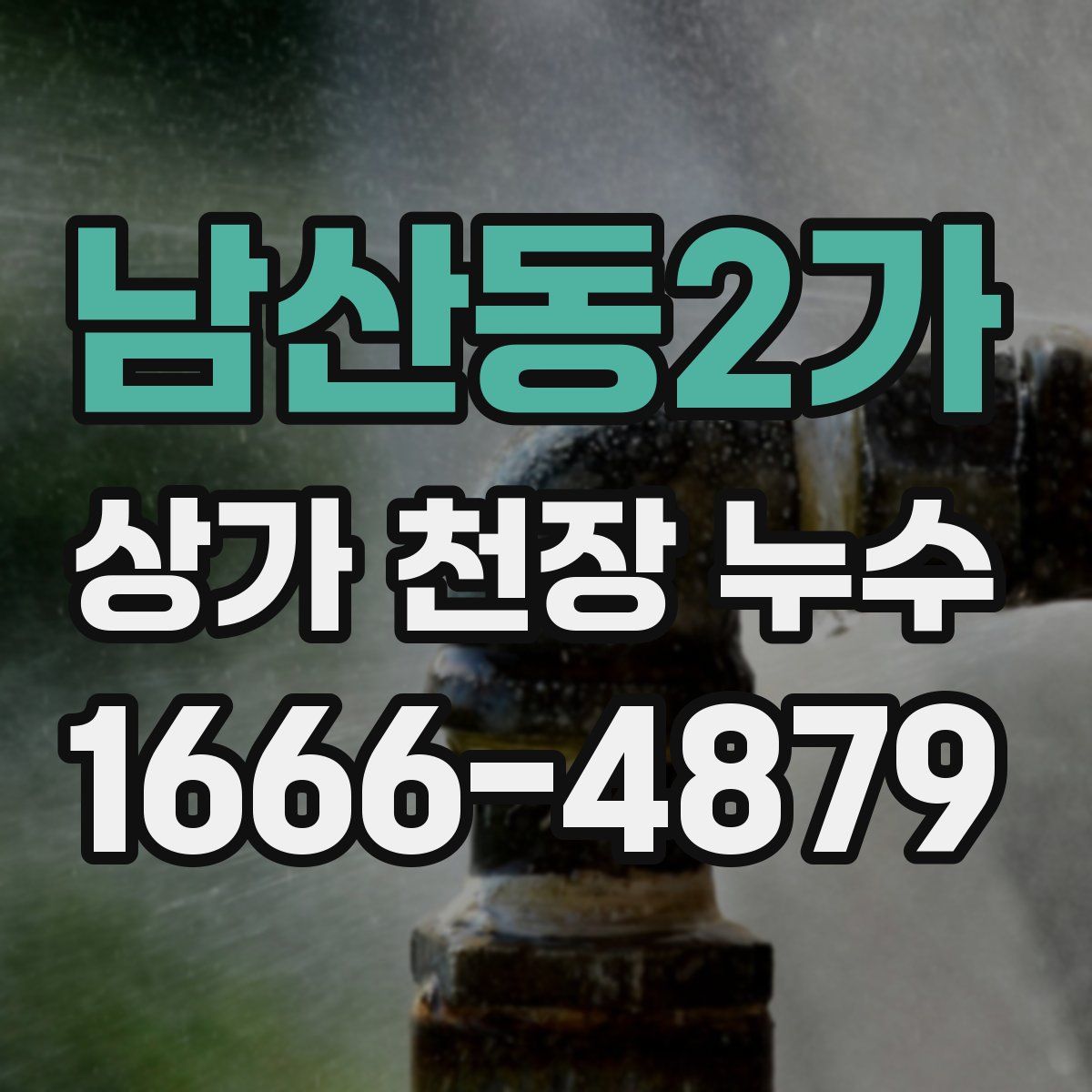 남산동2가 상가 천장 누수