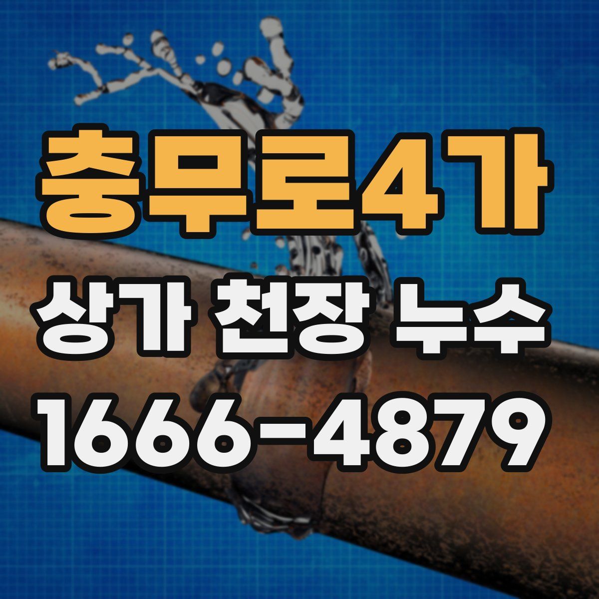 충무로4가 상가 천장 누수