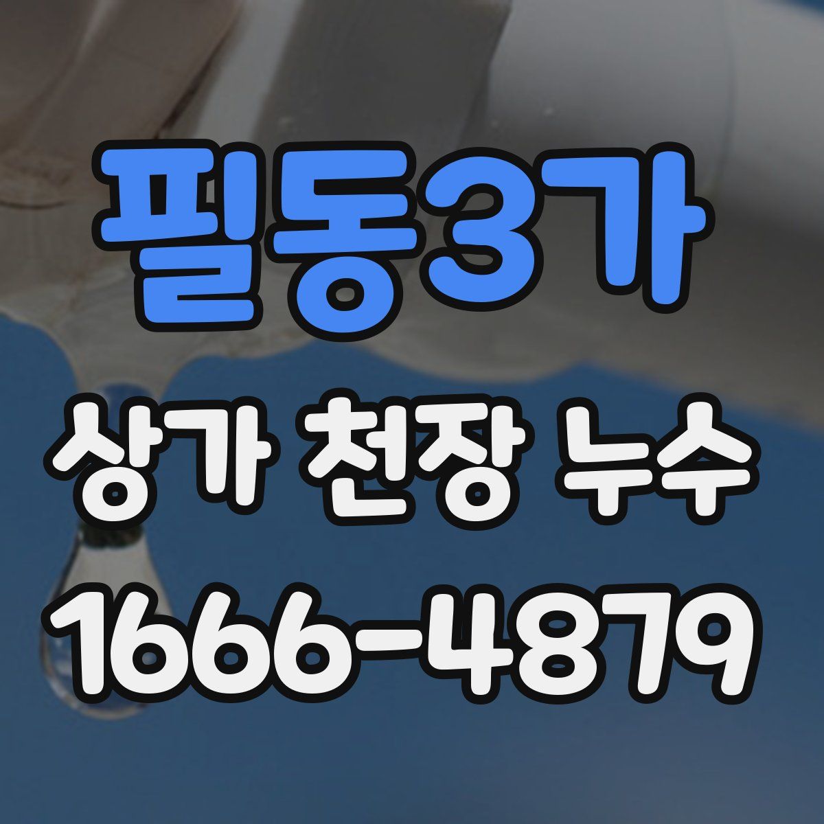 필동3가 상가 천장 누수