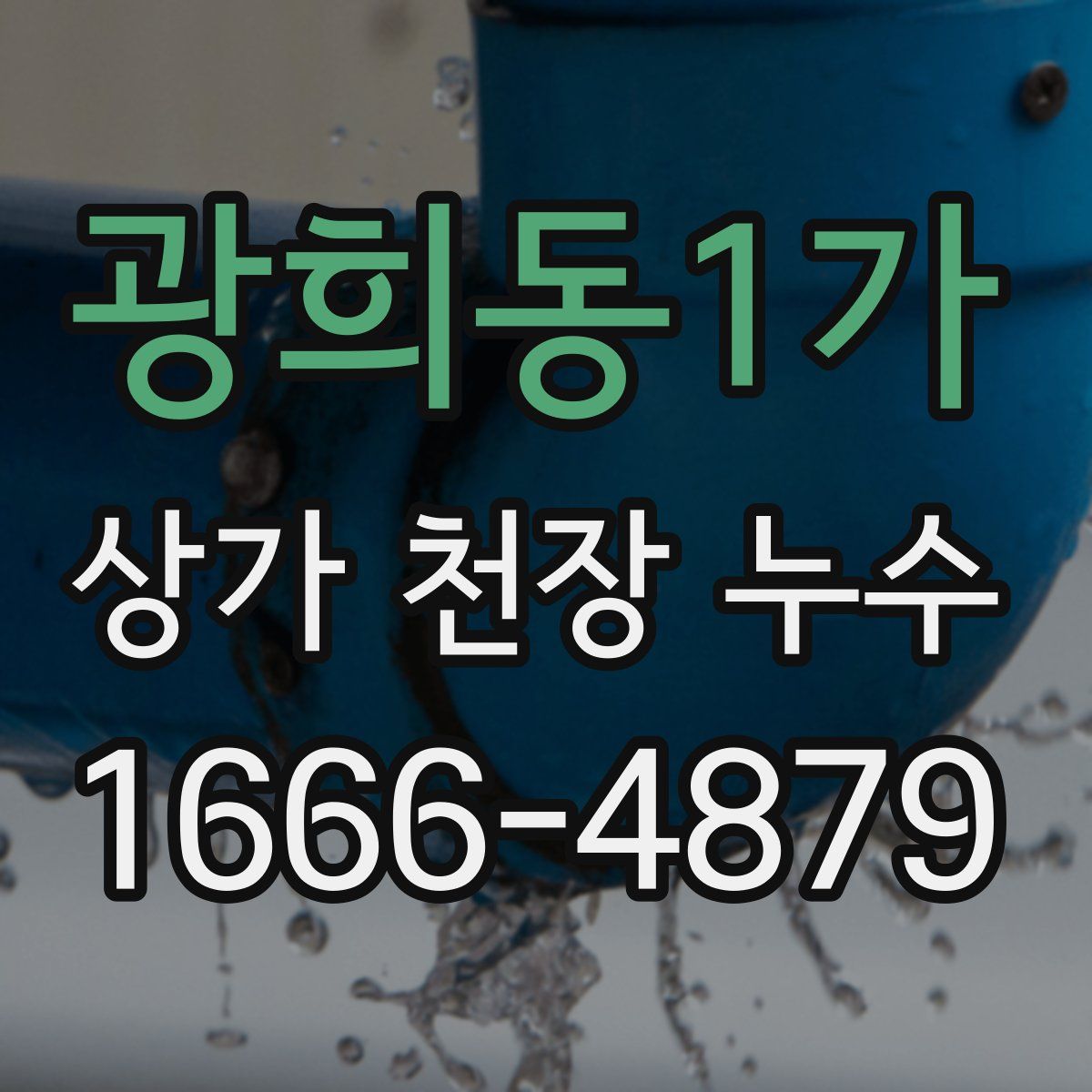 광희동1가 상가 천장 누수