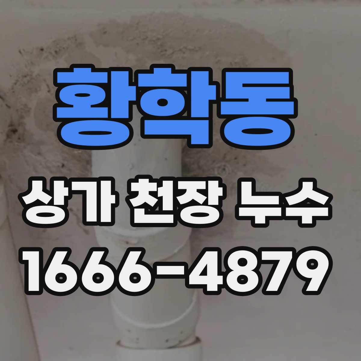 황학동 상가 천장 누수