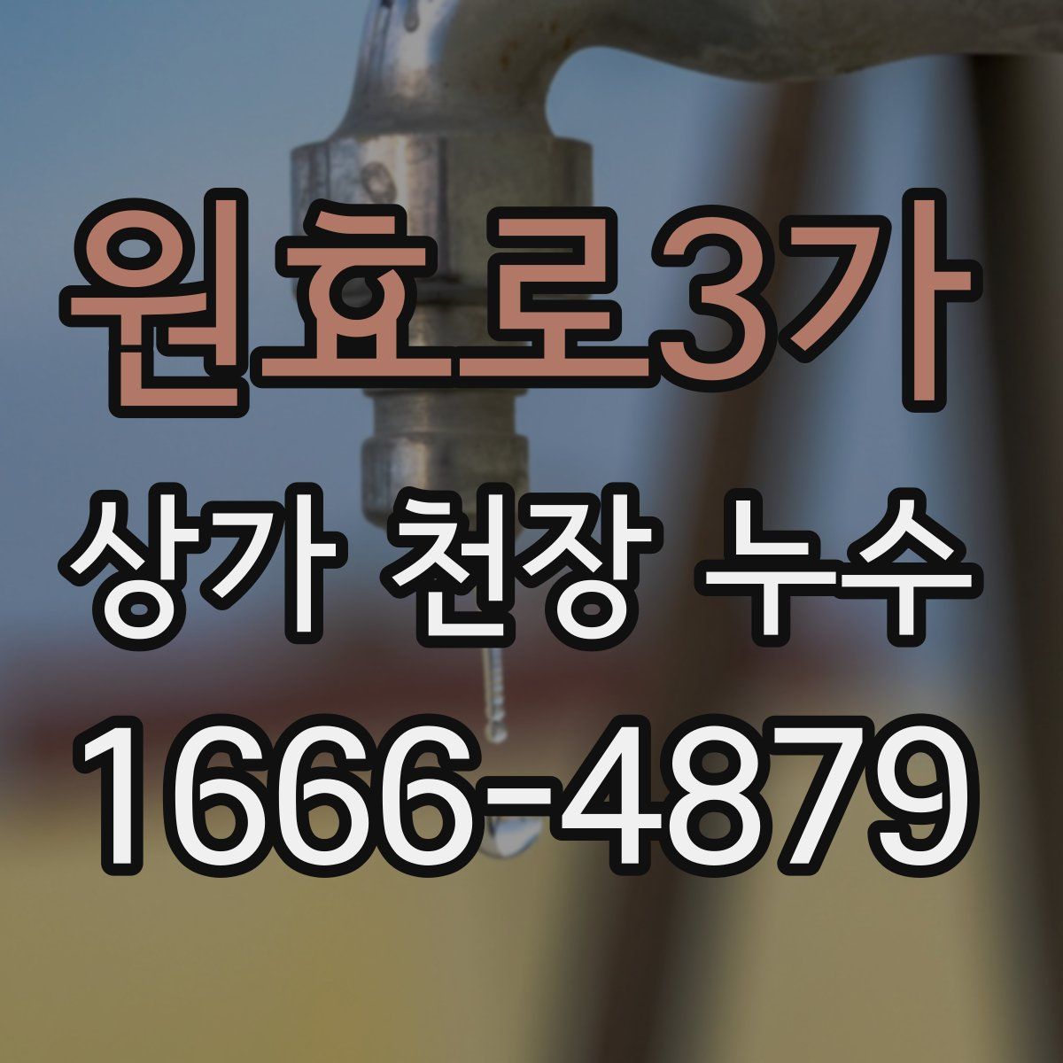 원효로3가 상가 천장 누수