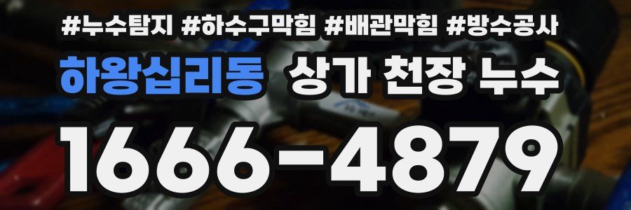 하왕십리동 상가 천장 누수