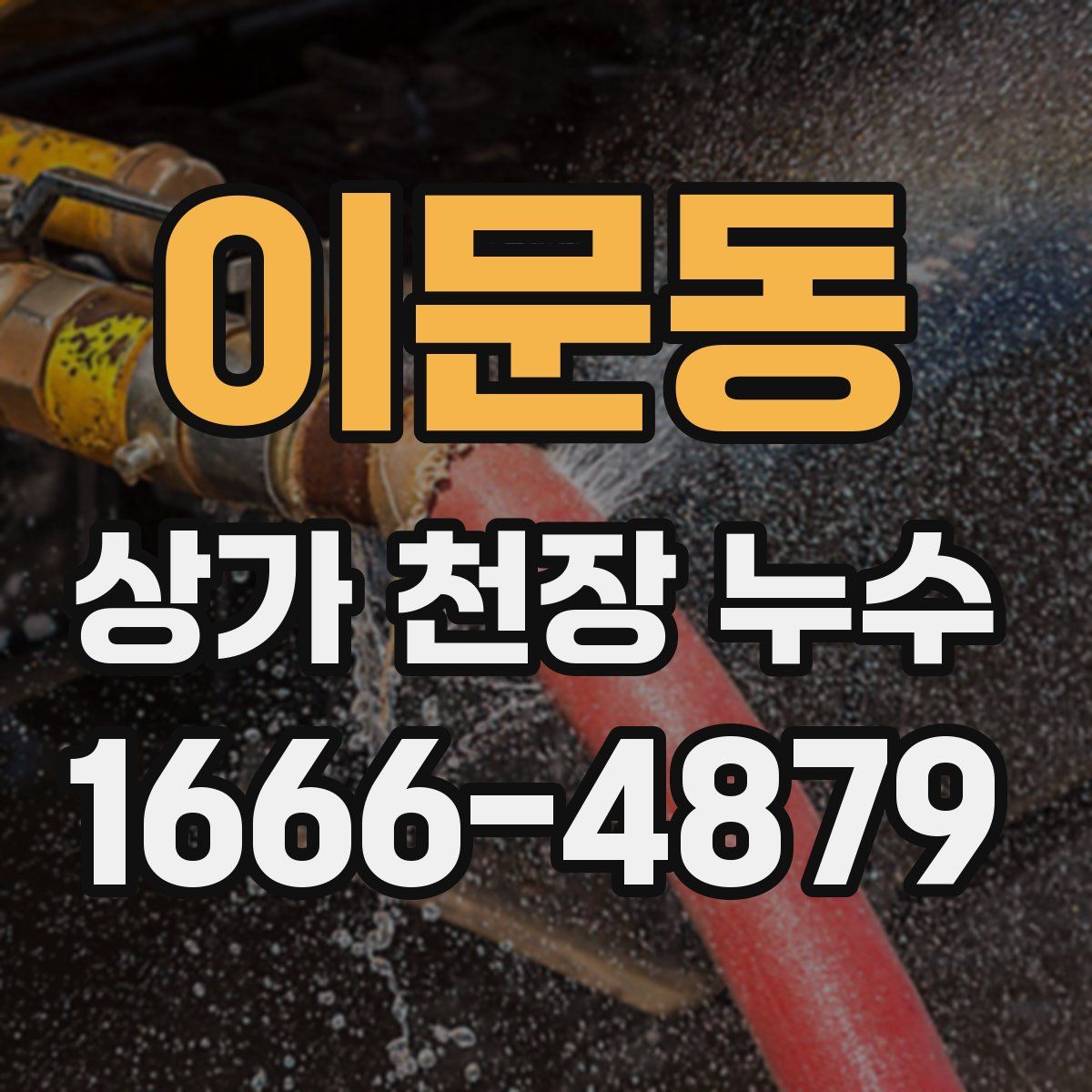 이문동 상가 천장 누수
