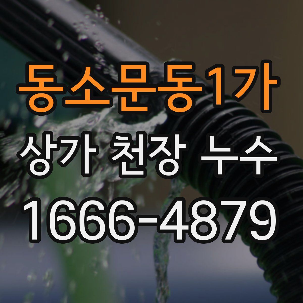 동소문동1가 상가 천장 누수