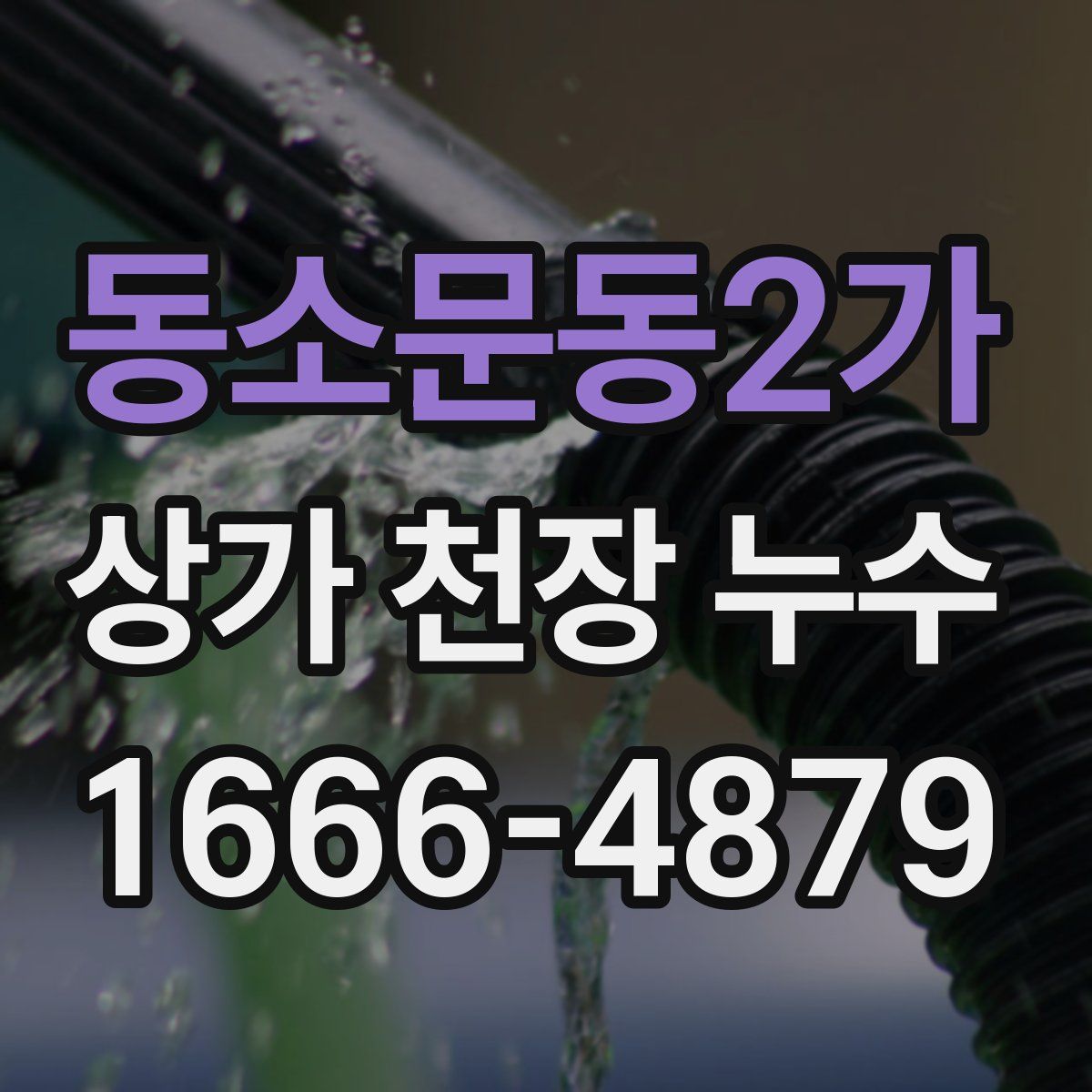 동소문동2가 상가 천장 누수