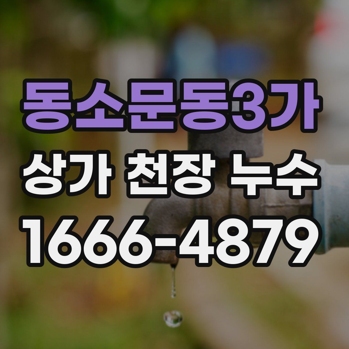 동소문동3가 상가 천장 누수