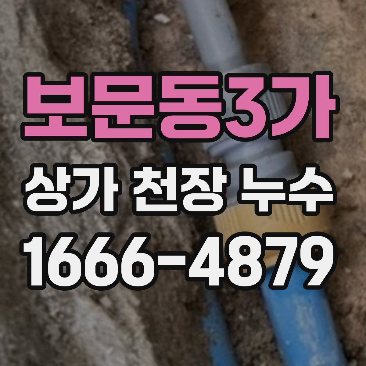 보문동3가 상가 천장 누수