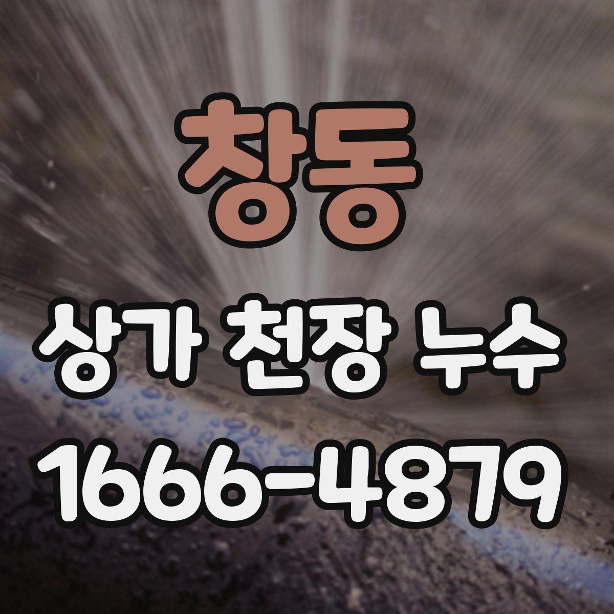 창동 상가 천장 누수
