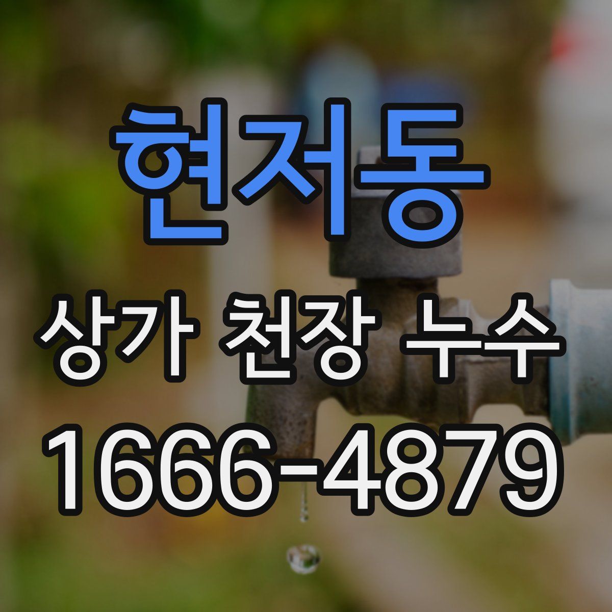현저동 상가 천장 누수
