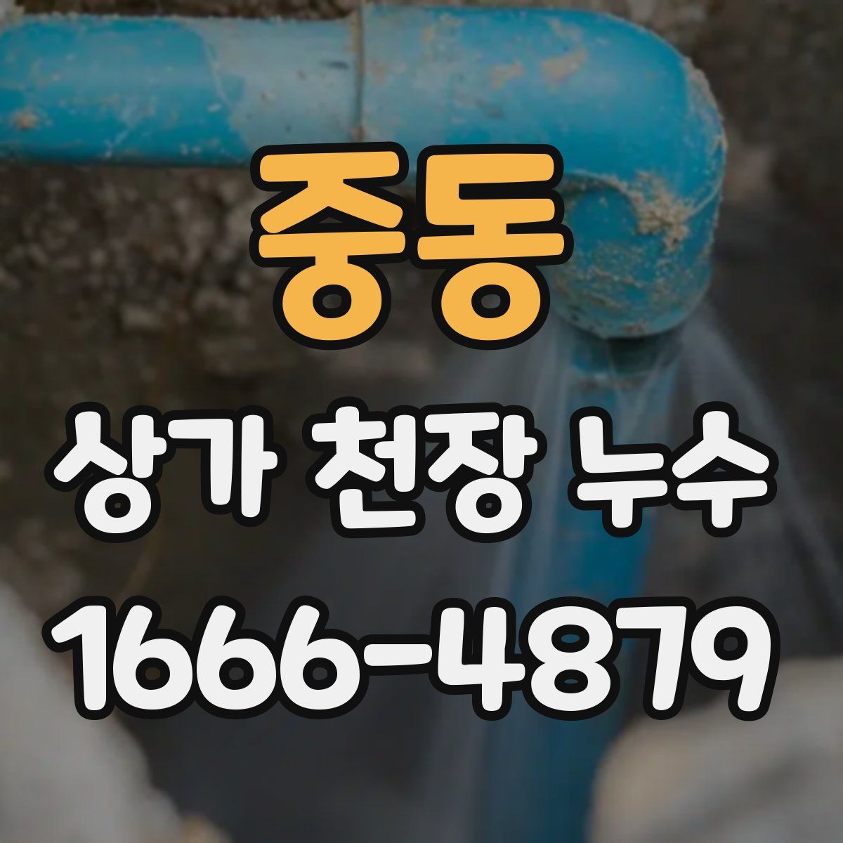 중동 상가 천장 누수