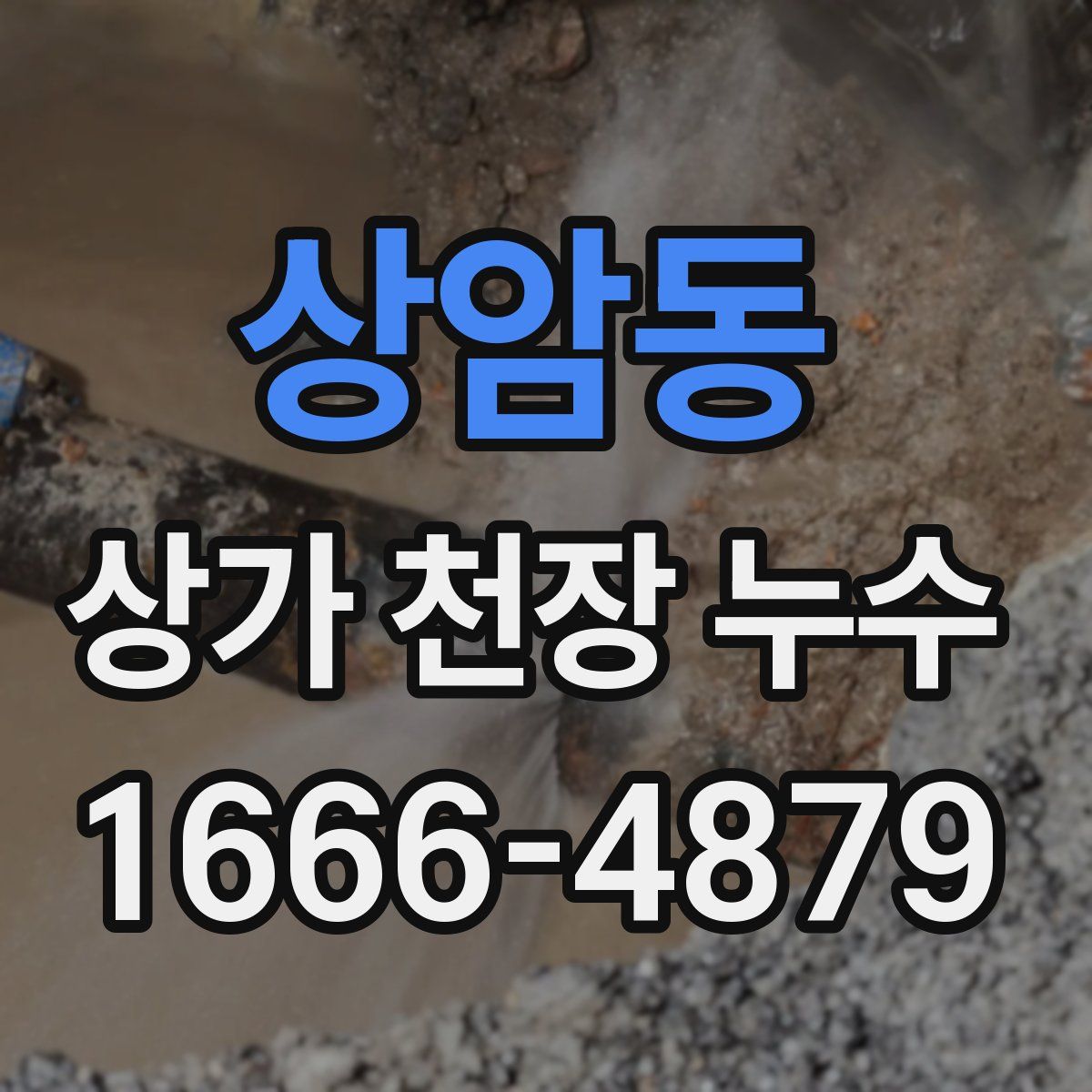 상암동 상가 천장 누수