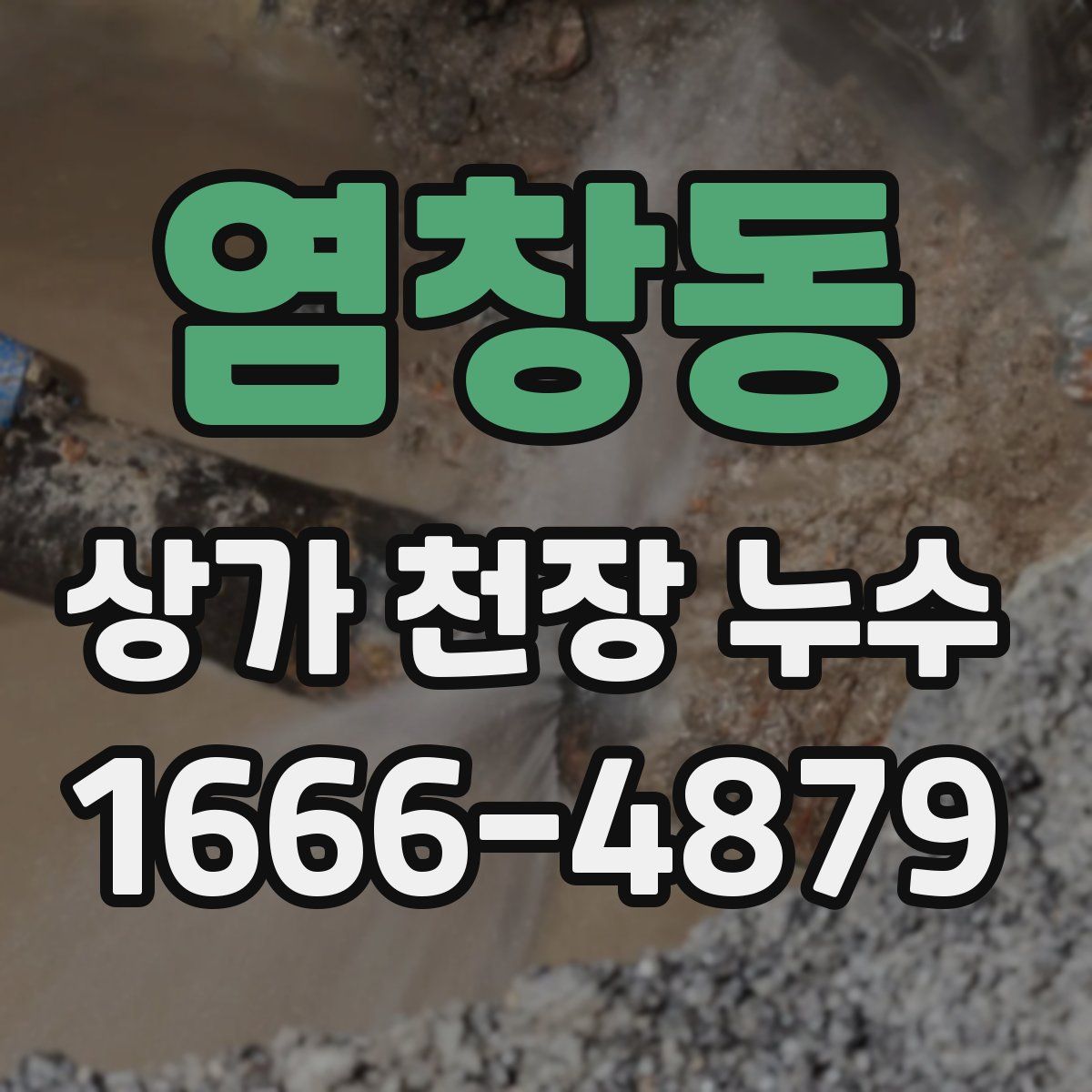 염창동 상가 천장 누수