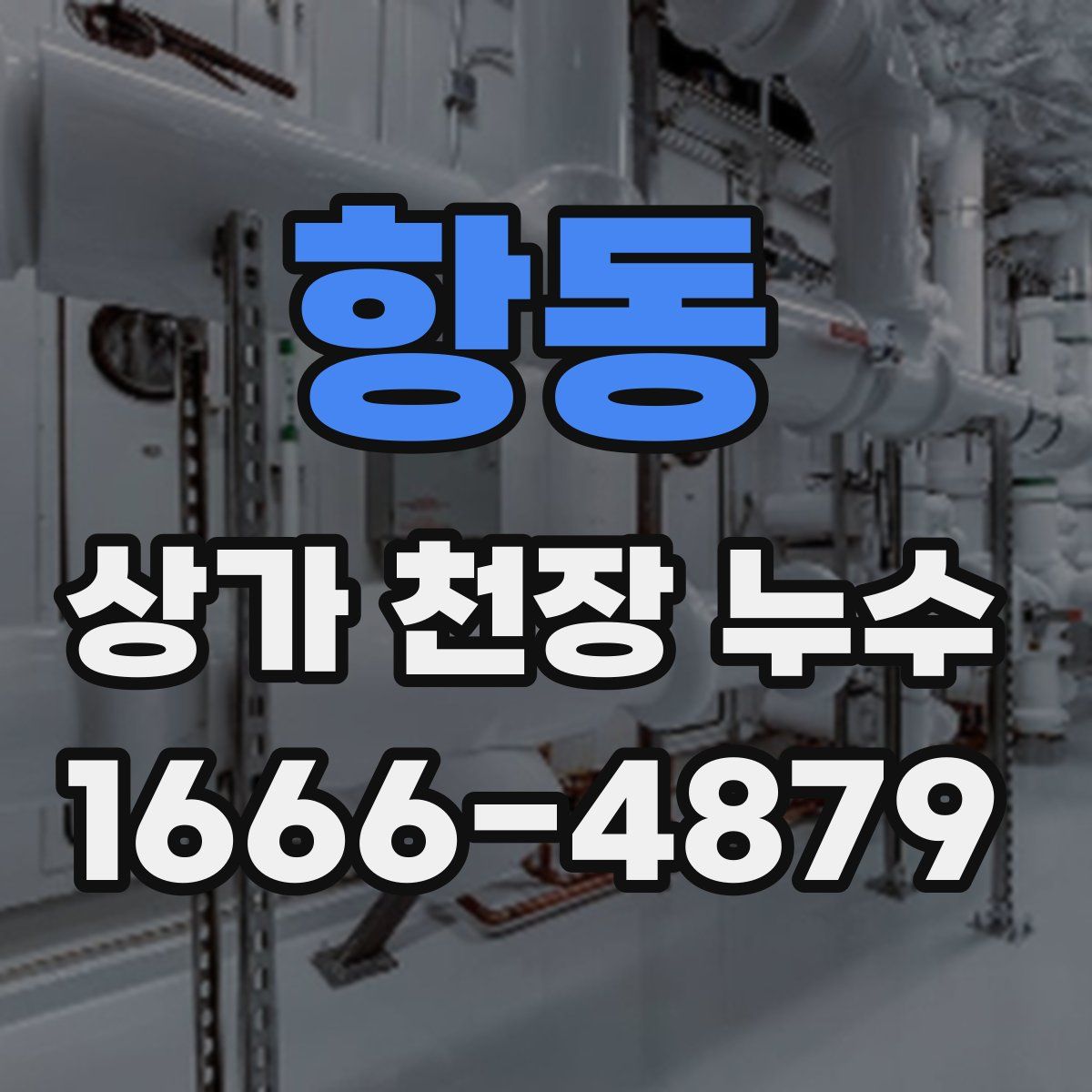항동 상가 천장 누수