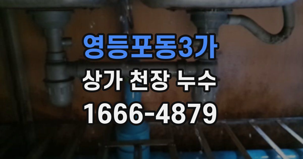 영등포동3가 상가 천장 누수
