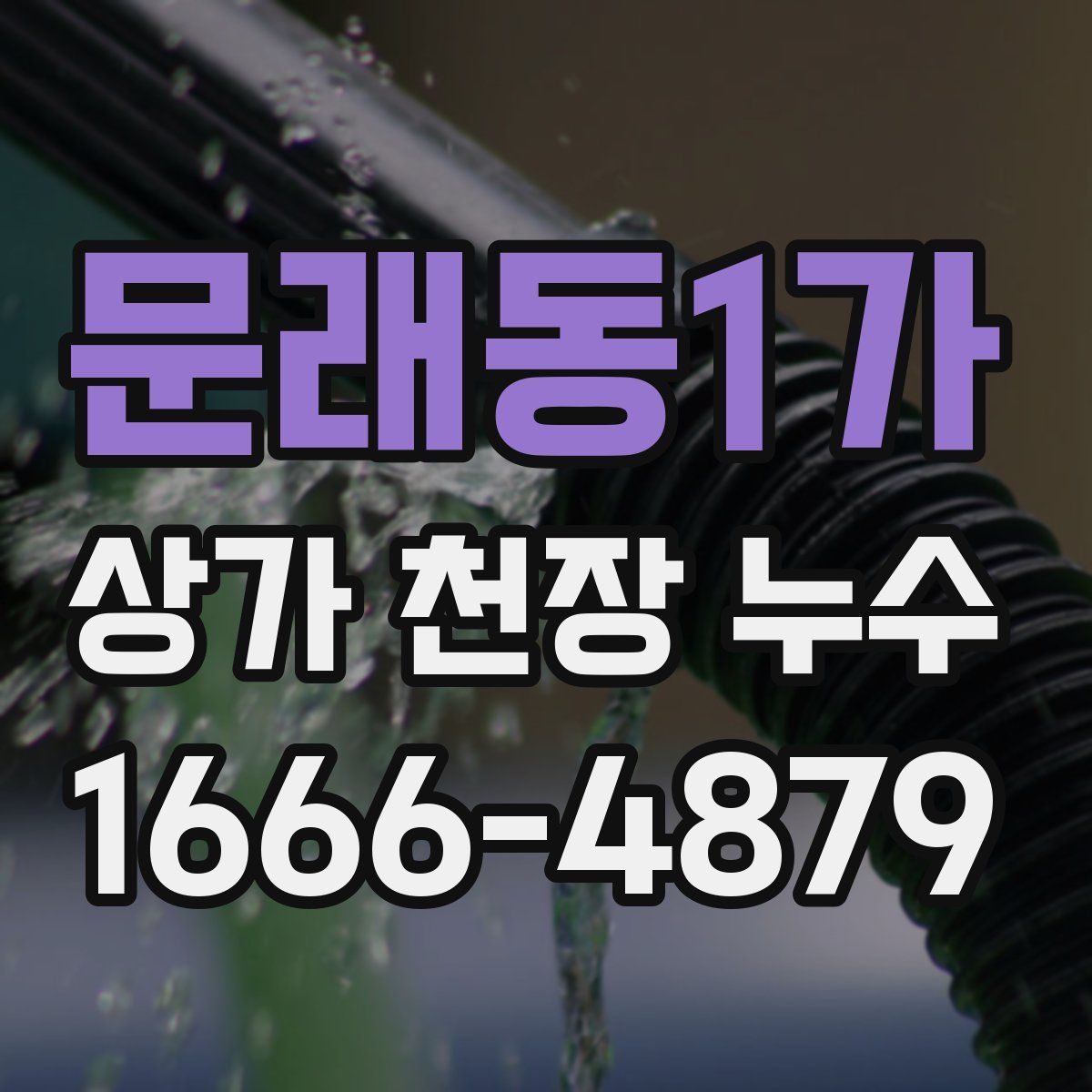 문래동1가 상가 천장 누수