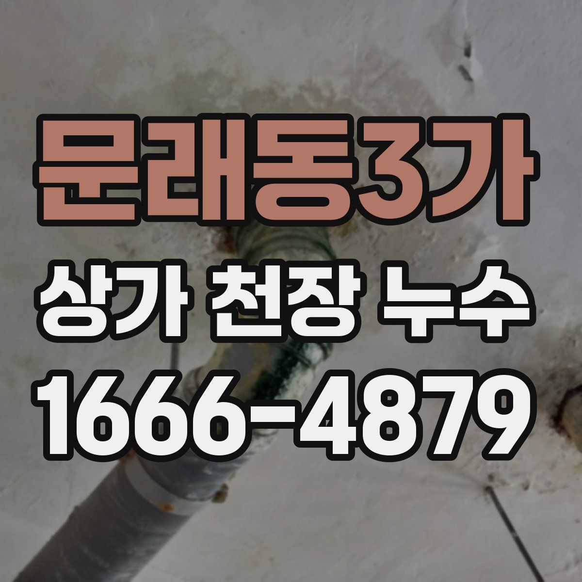 문래동3가 상가 천장 누수