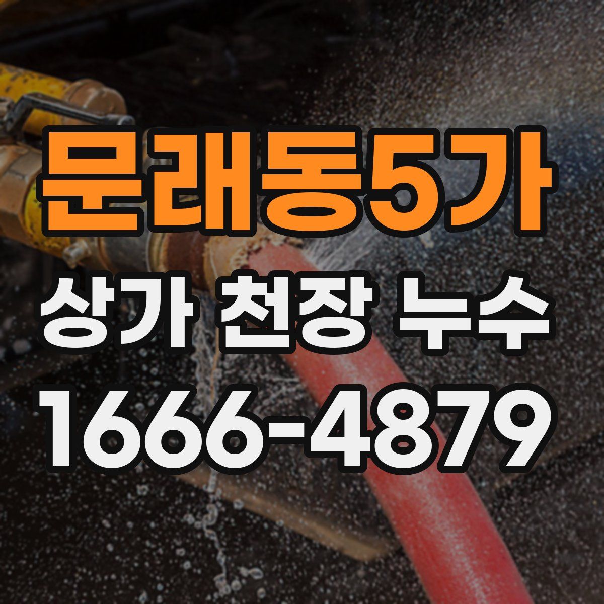 문래동5가 상가 천장 누수