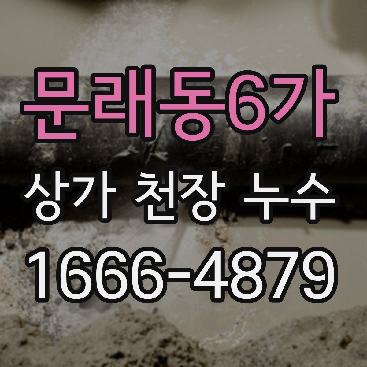 문래동6가 상가 천장 누수