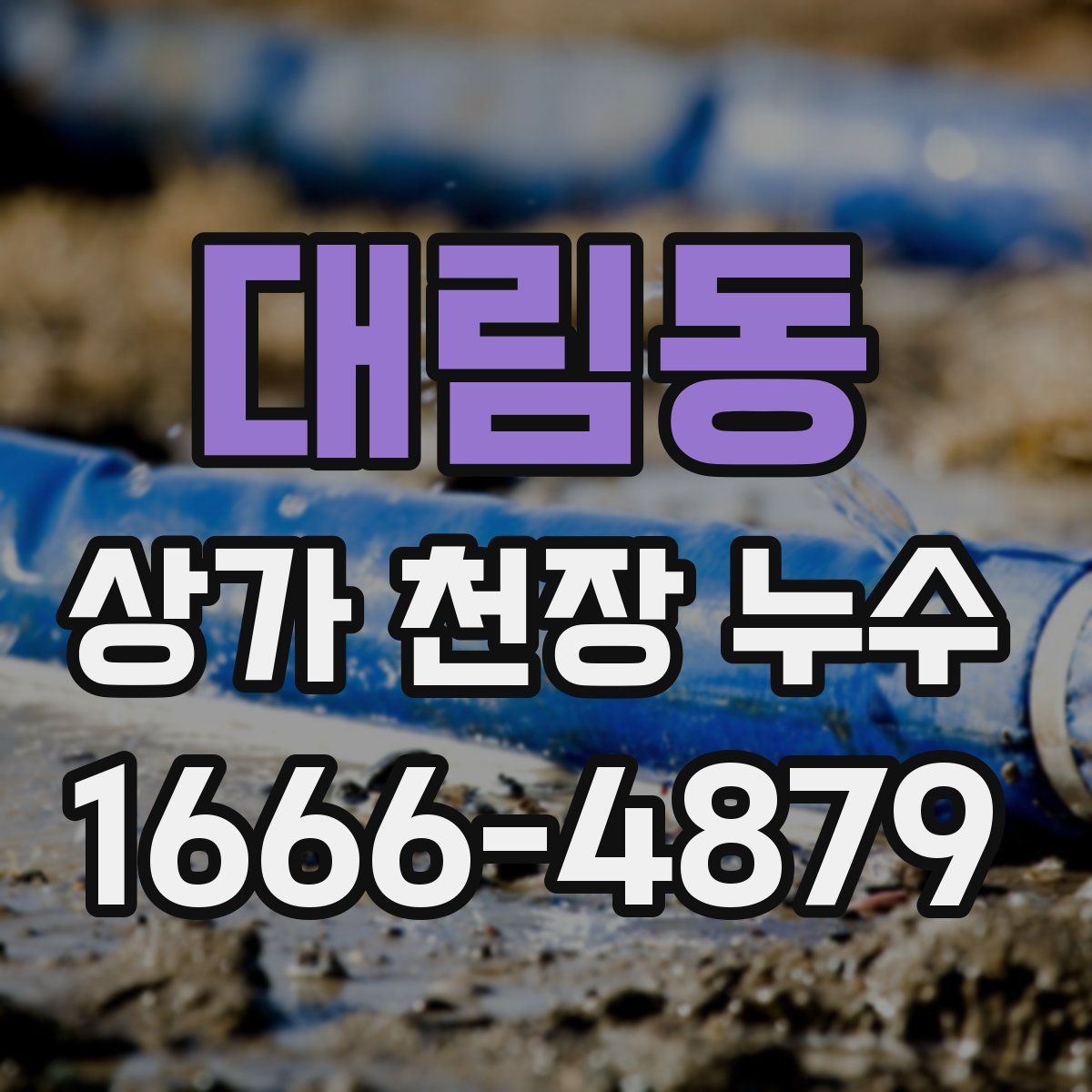 대림동 상가 천장 누수