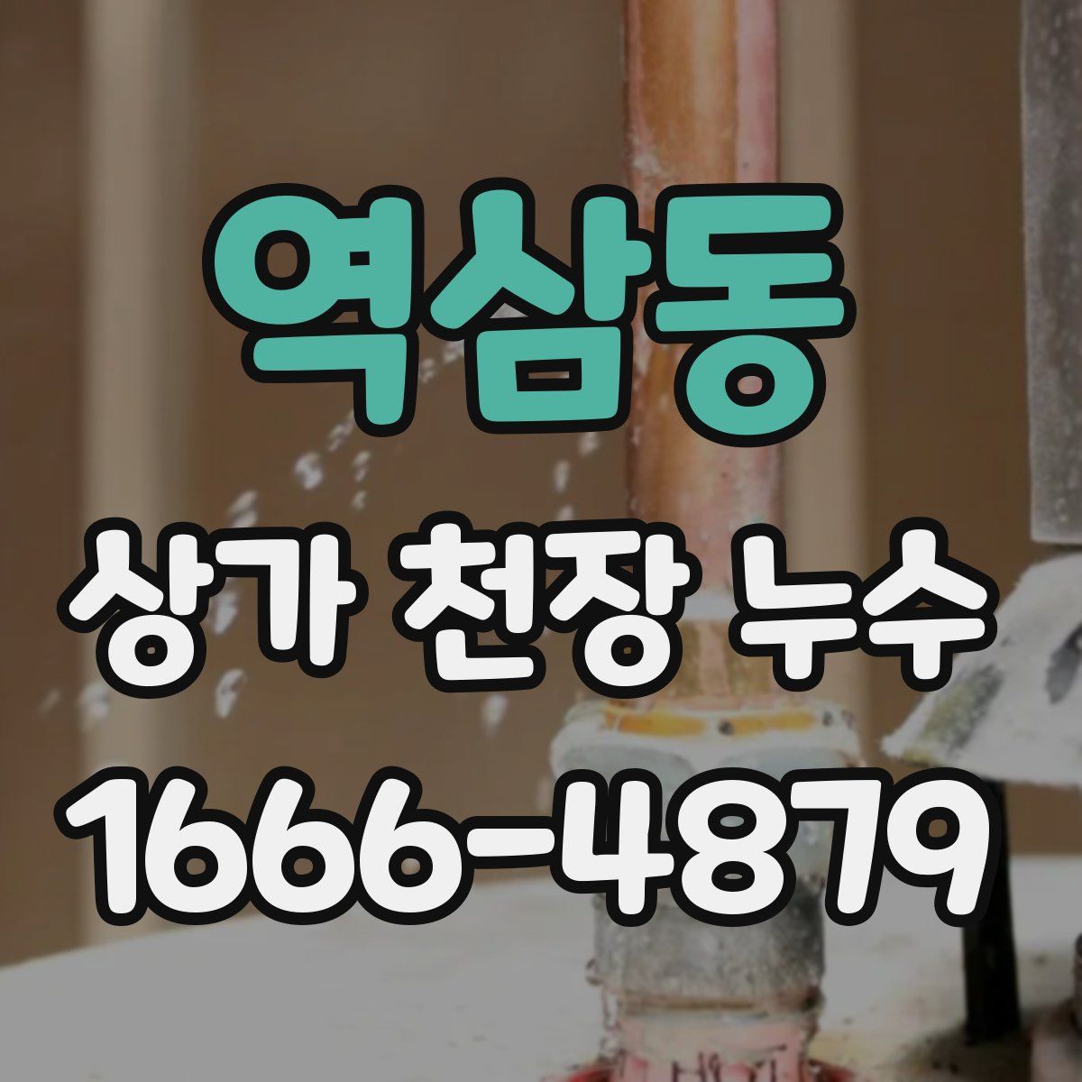 역삼동 상가 천장 누수