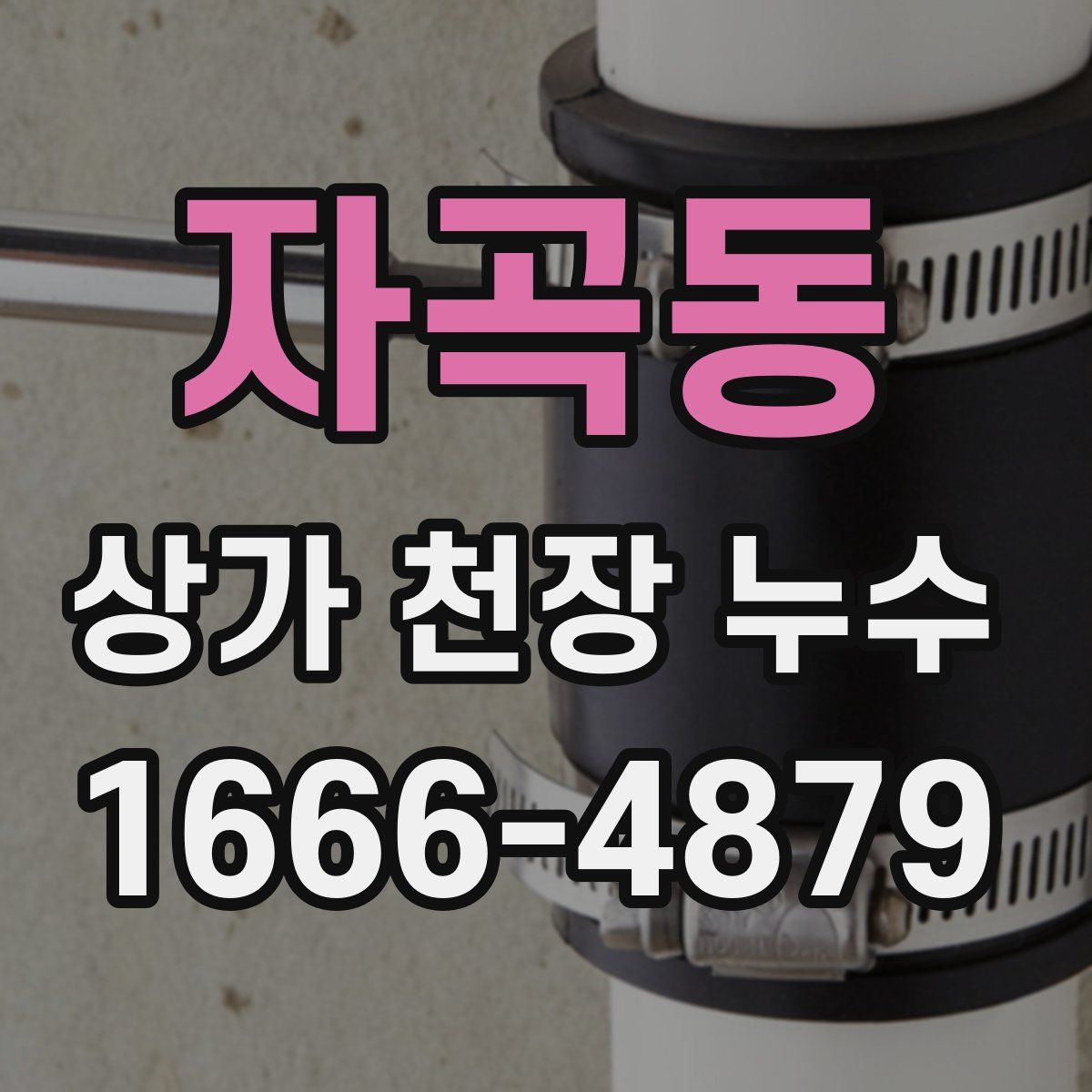 자곡동 상가 천장 누수