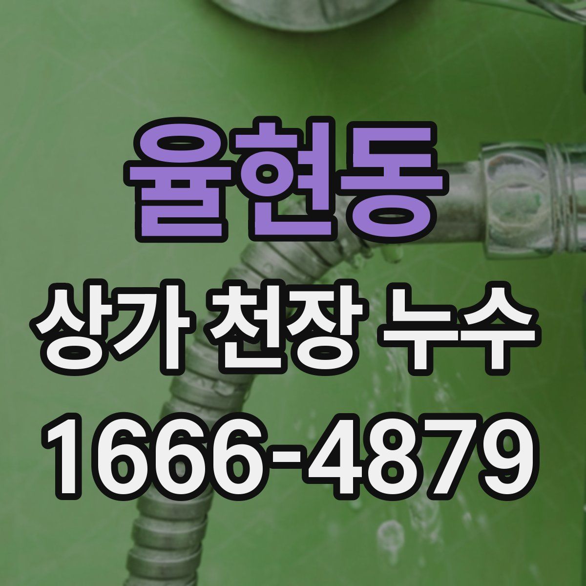율현동 상가 천장 누수