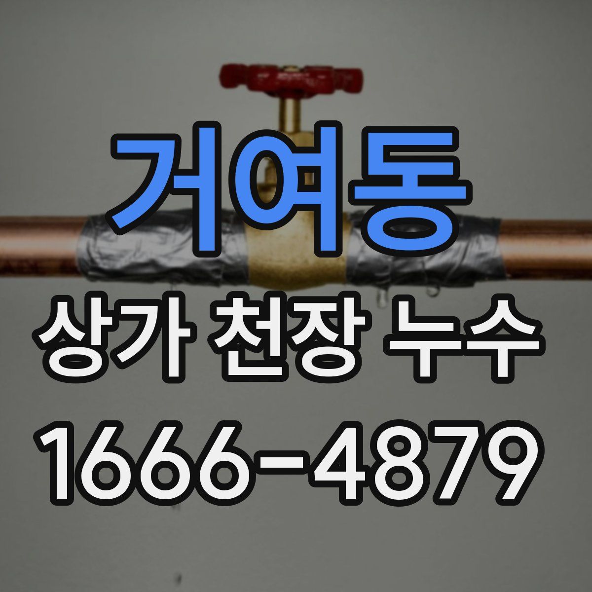 거여동 상가 천장 누수