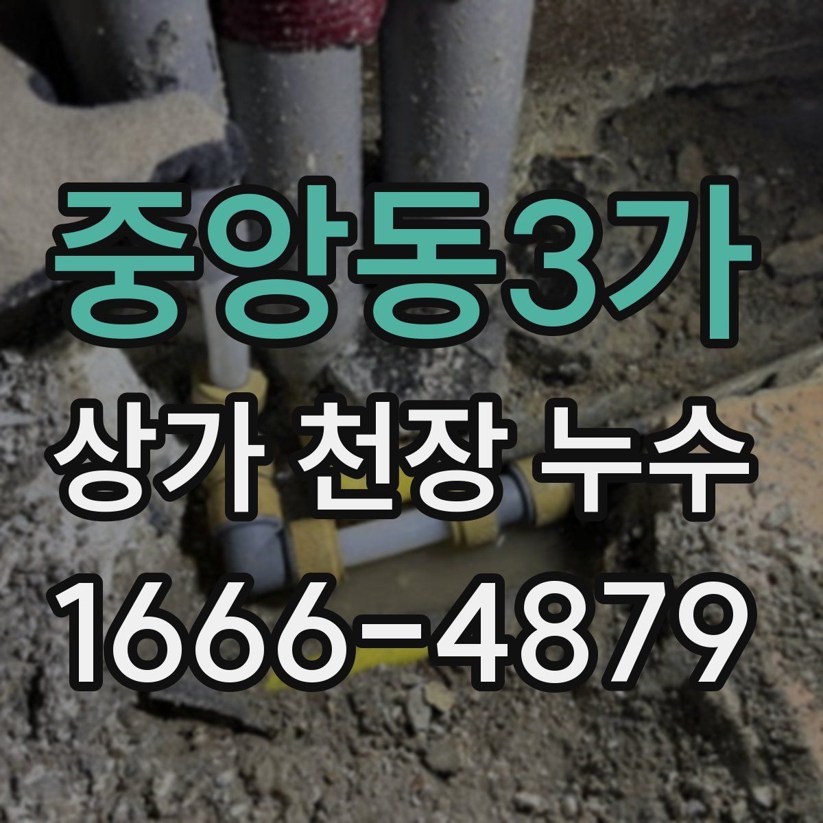 중앙동3가 상가 천장 누수