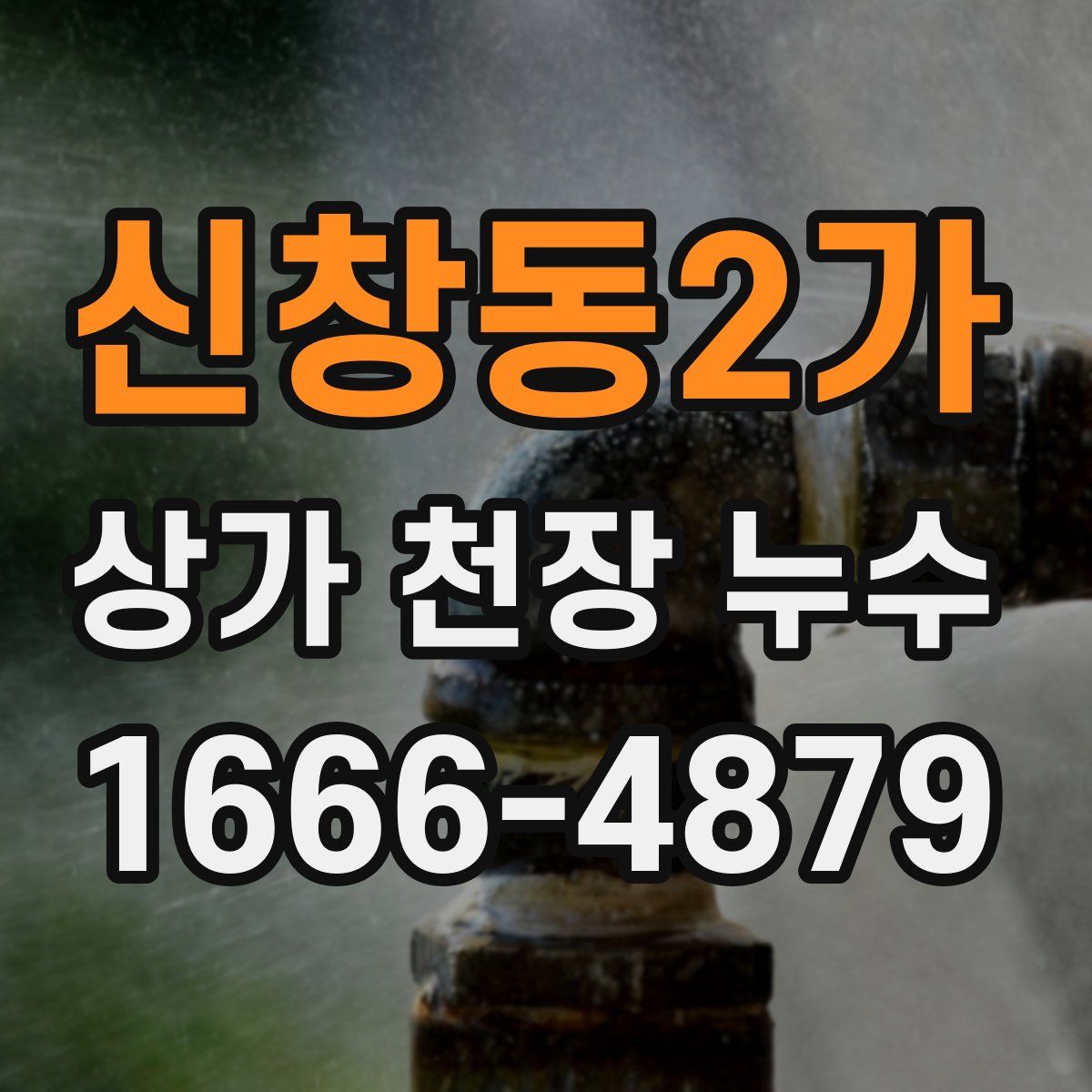 신창동2가 상가 천장 누수