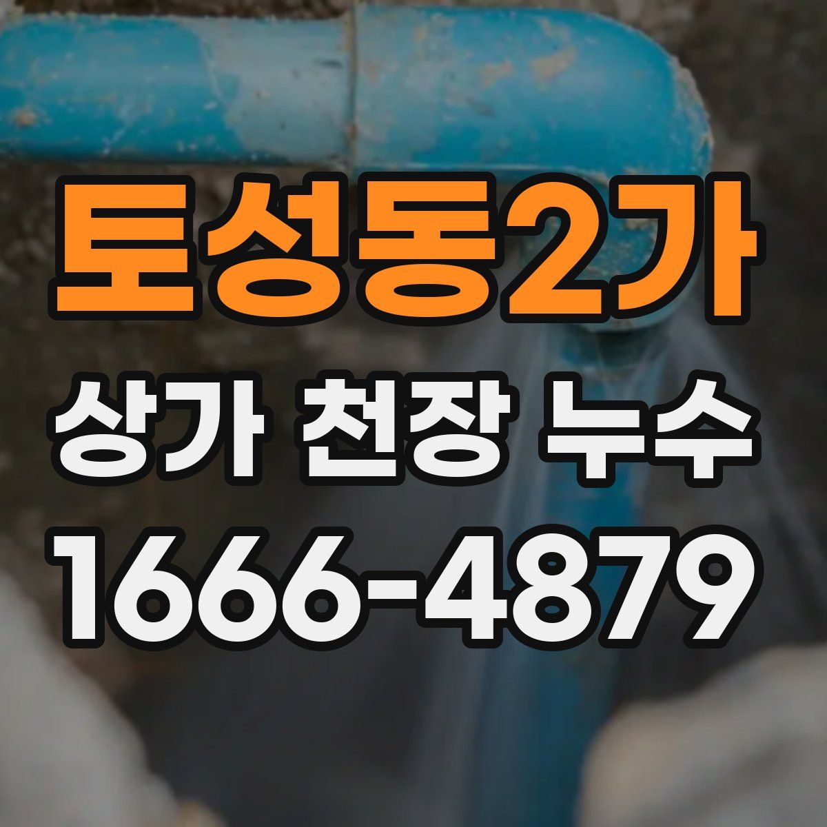 토성동2가 상가 천장 누수