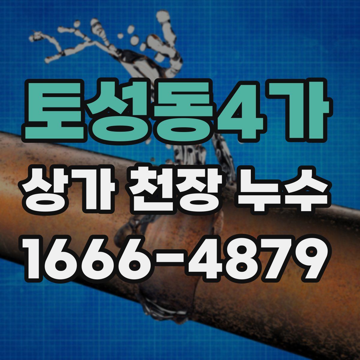 토성동4가 상가 천장 누수