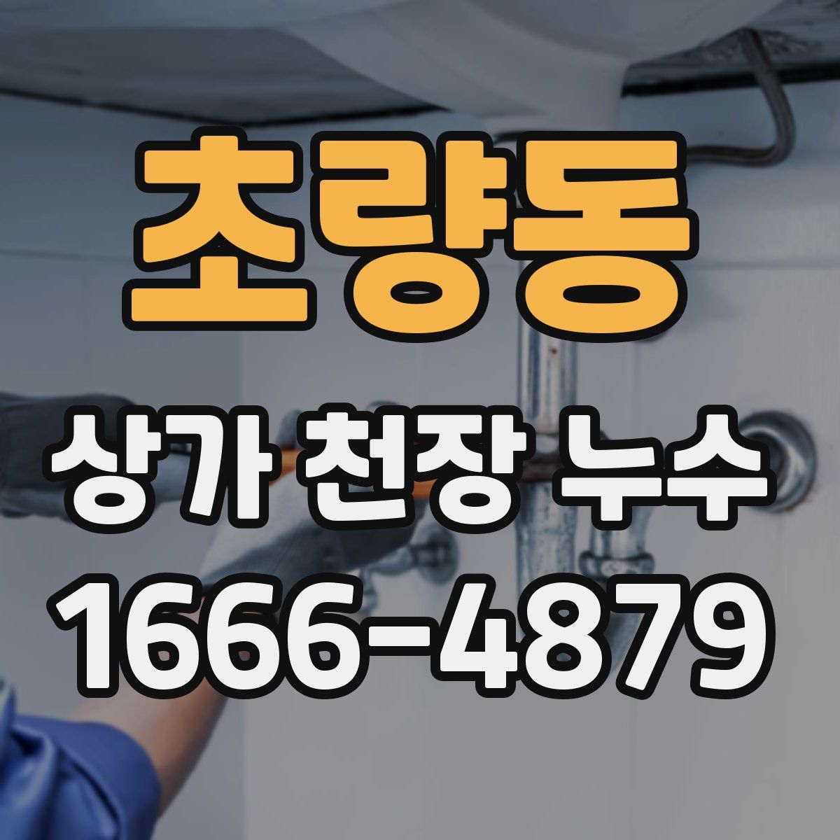 초량동 상가 천장 누수