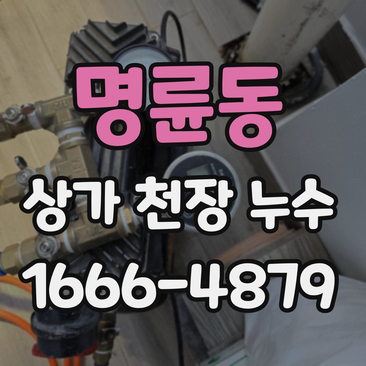 명륜동 상가 천장 누수