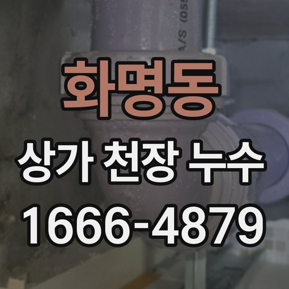 화명동 상가 천장 누수