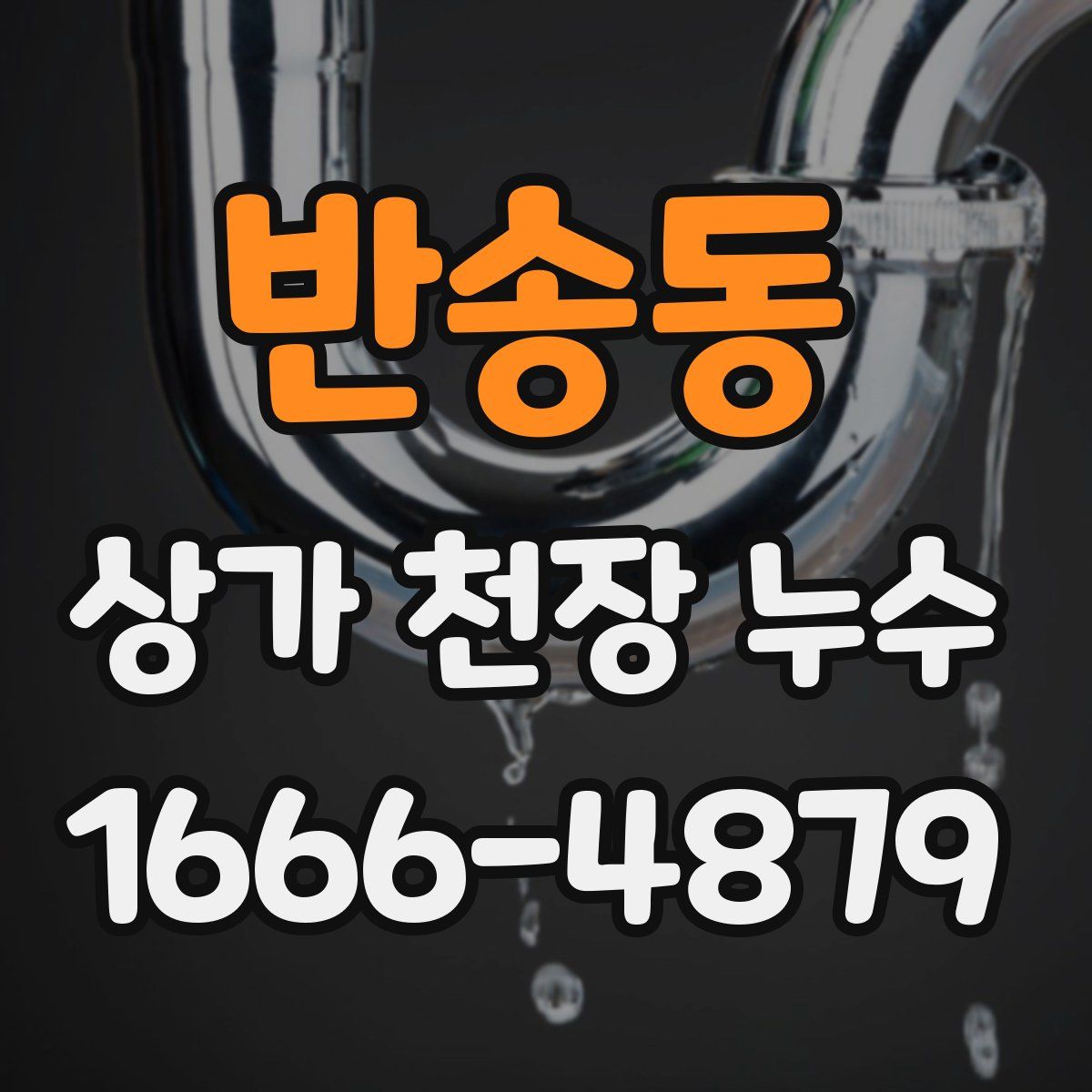 반송동 상가 천장 누수
