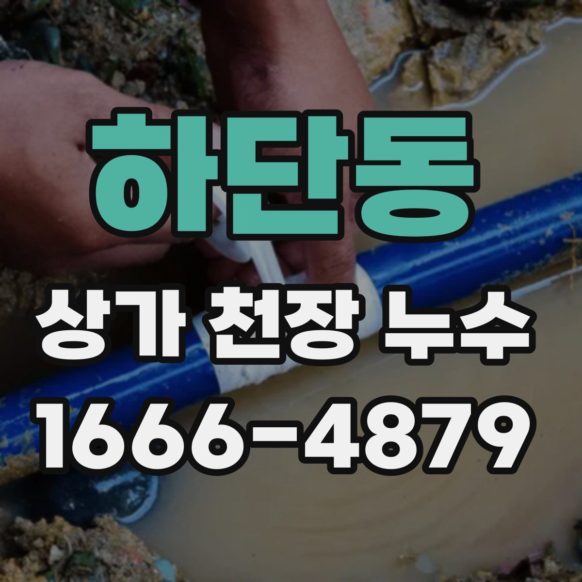 하단동 상가 천장 누수