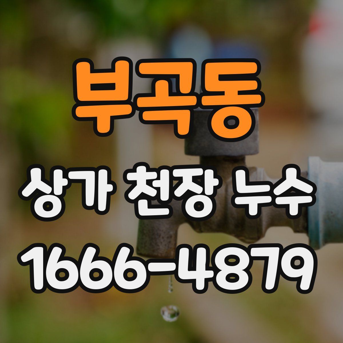 부곡동 상가 천장 누수