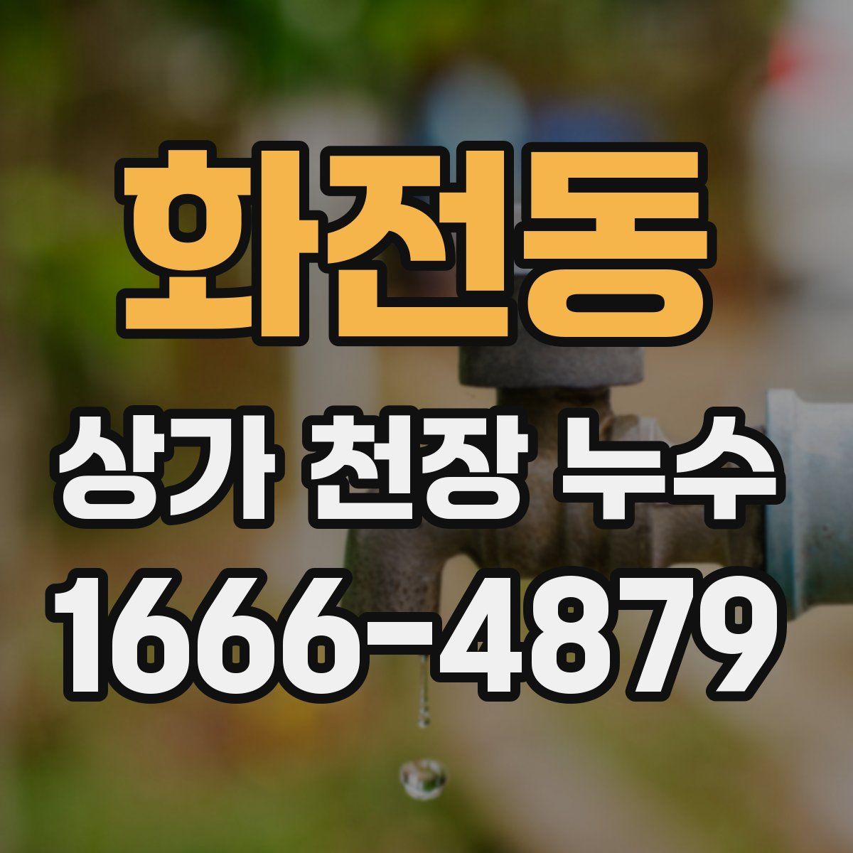 화전동 상가 천장 누수
