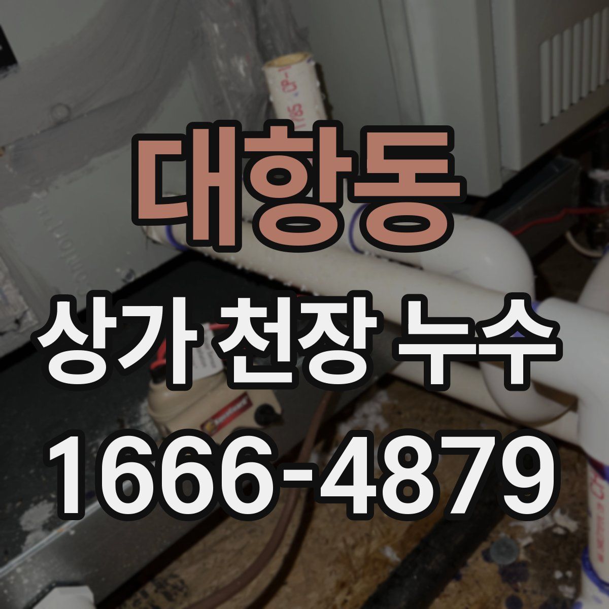 대항동 상가 천장 누수