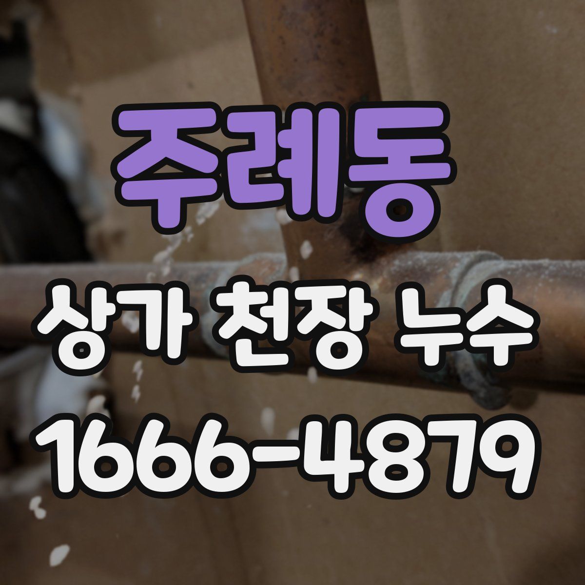 주례동 상가 천장 누수